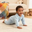 Corduroy Baby Onesie with Snap Closures